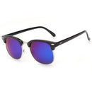 Classic Sunglasses Men Women Retro Brand Designer Sun Glasses-blue lens-NOT include the BOX-JadeMoghul Inc.