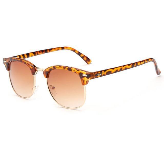 Classic Sunglasses Men Women Retro Brand Designer Sun Glasses-leopard frame tea-NOT include the BOX-JadeMoghul Inc.