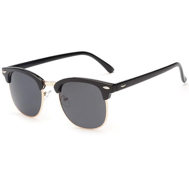 Classic Sunglasses Men Women Retro Brand Designer Sun Glasses-silvery frame-NOT include the BOX-JadeMoghul Inc.