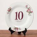 Classic Table Number Diecut Clear Cling Numbers 31-36 Ruby (Pack of 6)-Table Planning Accessories-Black-JadeMoghul Inc.