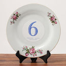 Classic Table Number Diecut Removable Vinyl Numbers 13-18 Vintage Gold (Pack of 6)-Table Planning Accessories-Black-JadeMoghul Inc.