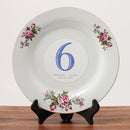 Classic Table Number Diecut Removable Vinyl Numbers 13-18 Vintage Gold (Pack of 6)-Table Planning Accessories-Periwinkle-JadeMoghul Inc.