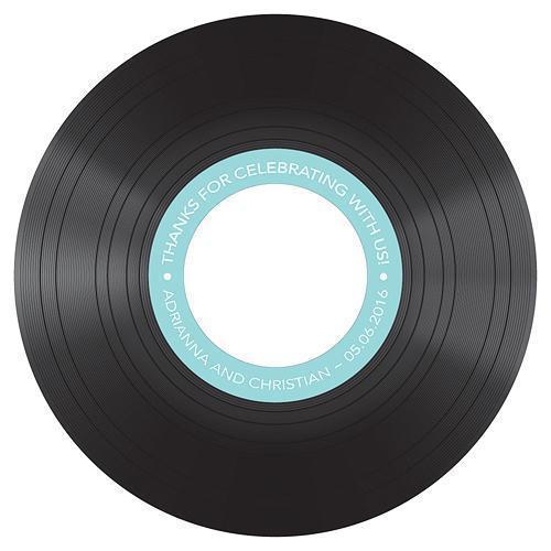 Classic Vinyl Diecut CD Label Candy Apple Green (Pack of 1)-Favor-Sea Blue-JadeMoghul Inc.