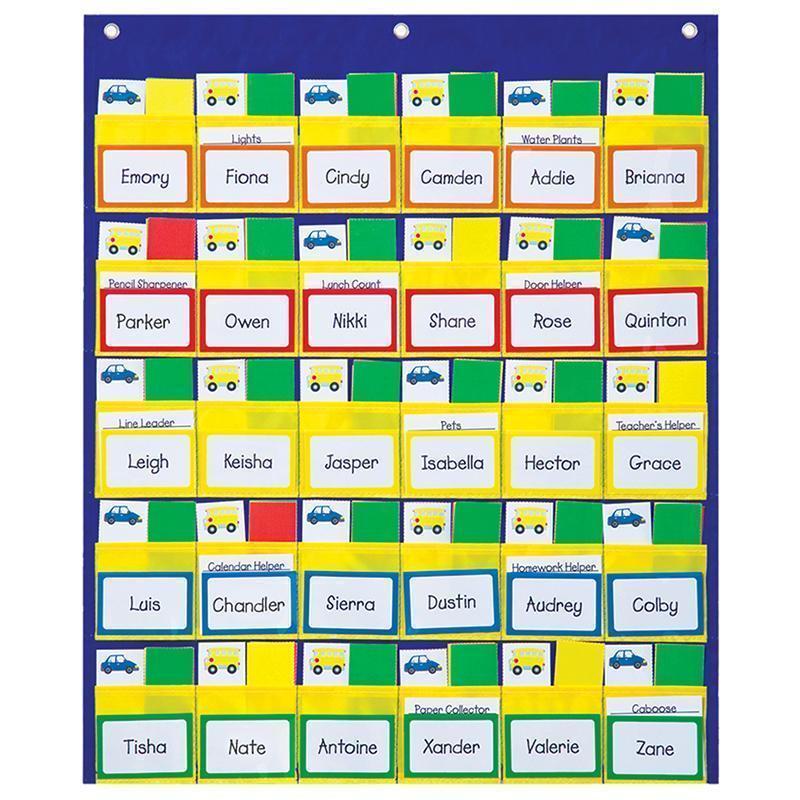CLASSROOM MANAGEMENT POCKET CHARTS-Learning Materials-JadeMoghul Inc.