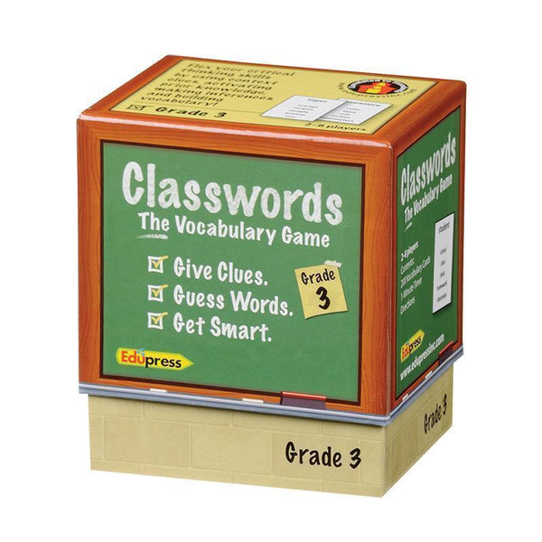 CLASSWORDS VOCABULARY GR 3-Learning Materials-JadeMoghul Inc.