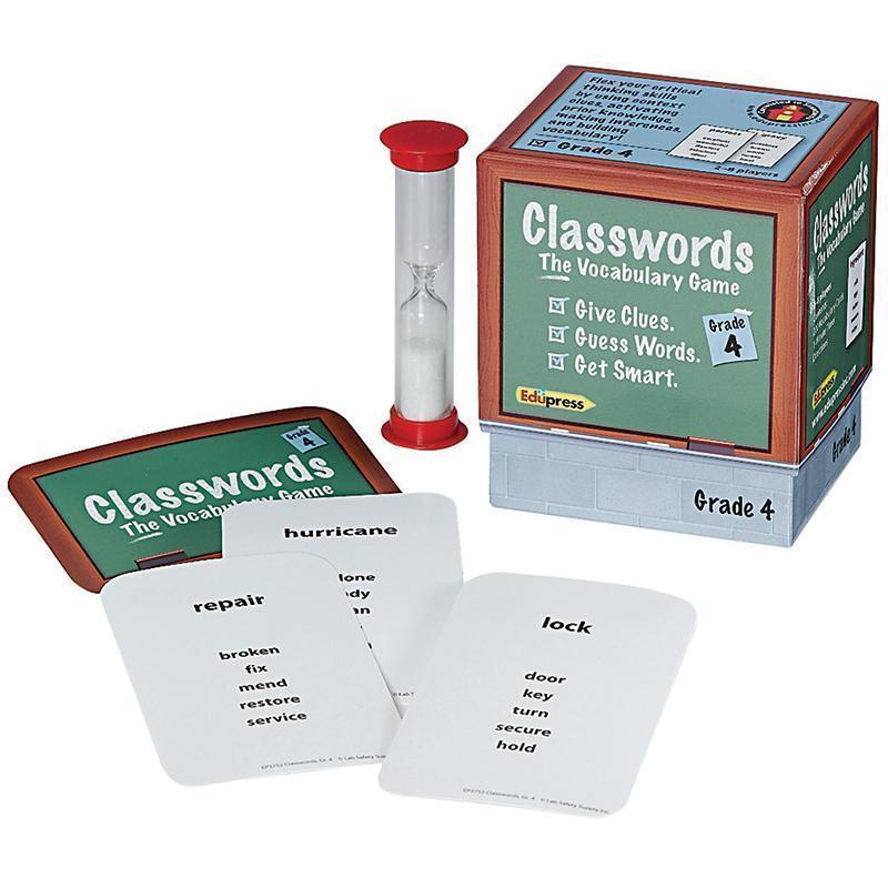 CLASSWORDS VOCABULARY GR 4-Learning Materials-JadeMoghul Inc.