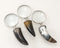 Classy Brass Horn Magnify Glass 3 Assorted-Decorative Objects and Figurines-Natural-Brass-Shiny-JadeMoghul Inc.
