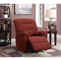 Classy Brick Red Power lift Comfy Recliner-Recliner Chairs-RED-JadeMoghul Inc.