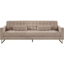 Classy Sofa In Beige Fabric-Sofas-Beige Fabric-Upholstery-JadeMoghul Inc.