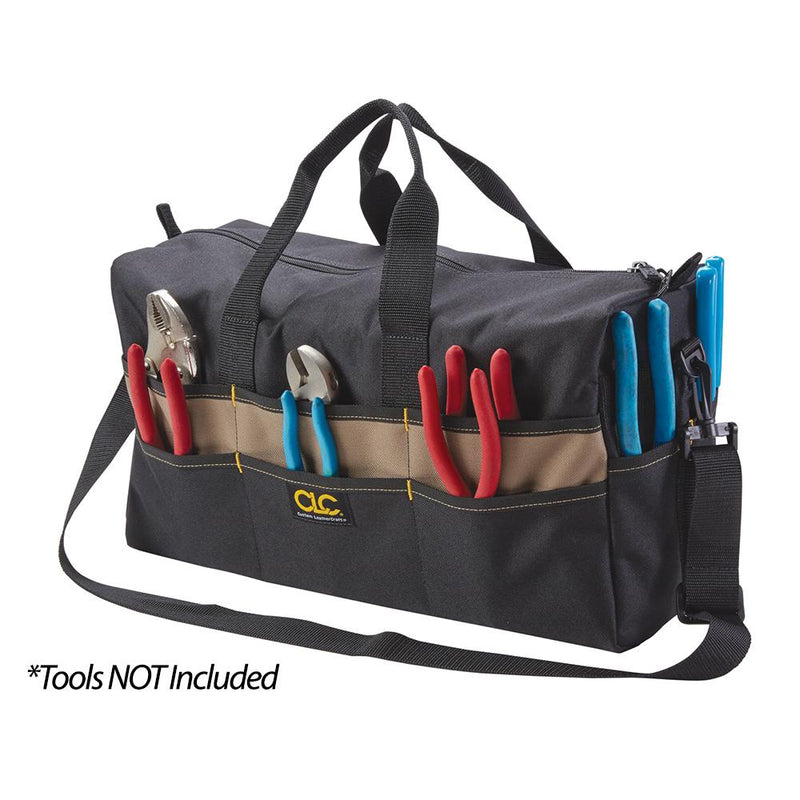 CLC 18" Large Tool Tote Bag - 17 Pocket [1113]-Tools-JadeMoghul Inc.
