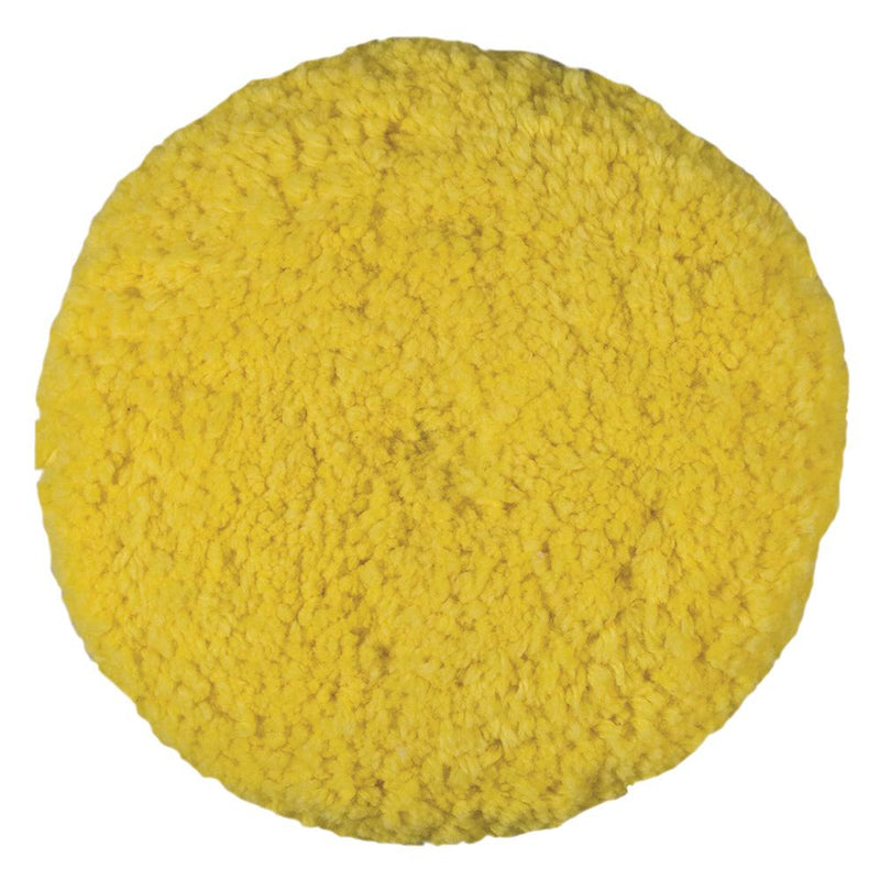Cleaning Presta Rotary Blended Wool Buffing Pad - Yellow Medium Cut - *Case of 12* [890142CASE] Presta
