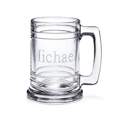 Clear Glass Maritime Beer Mug (Pack of 1)-Personalized Gifts By Type-JadeMoghul Inc.