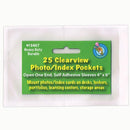 CLEAR VIEW SELF-ADHESIVE 25/PK-Supplies-JadeMoghul Inc.