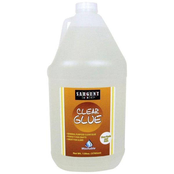 CLEAR WASHABLE GLUE 128 OUNCES-Arts & Crafts-JadeMoghul Inc.