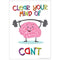 CLEAR YOUR MIND 13X19 POSTERS-Learning Materials-JadeMoghul Inc.
