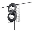 ClearStream(TM) 2V UHF/VHF Indoor/Outdoor DTV Antenna with 20" Mount-Antennas & Accessories-JadeMoghul Inc.