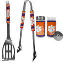 Clemson Tigers 2pc BBQ Set with Tailgate Salt & Pepper Shakers-Tailgating Accessories-JadeMoghul Inc.