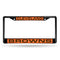 Cadillac License Plate Frame Cleveland Browns Black Laser Chrome Frame