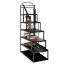 Clifton Contemporary Style Storage Ladder, Black