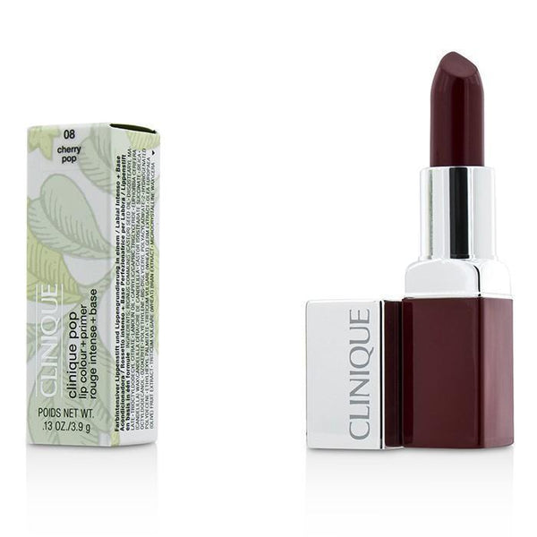 Clinique Pop Lip Colour + Primer - # 08 Cherry Pop - 3.9g-0.13oz-Make Up-JadeMoghul Inc.