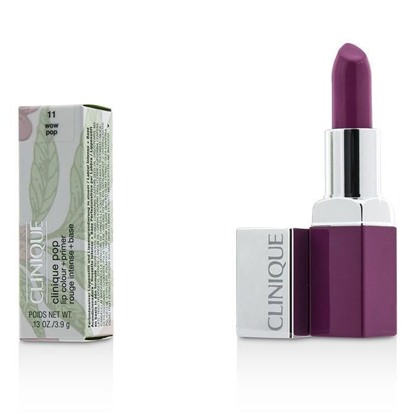 Clinique Pop Lip Colour + Primer - # 11 Wow Pop - 3.9g-0.13oz-Make Up-JadeMoghul Inc.