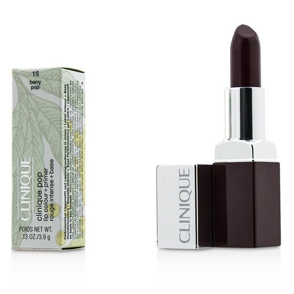 Clinique Pop Lip Colour + Primer - # 15 Berry Pop - 3.9g-0.13oz-Make Up-JadeMoghul Inc.