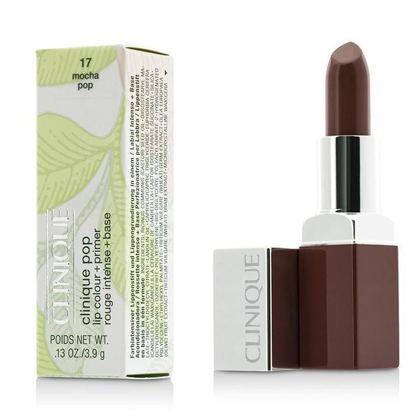 Clinique Pop Lip Colour + Primer - # 17 Mocha Pop - 3.9g-0.13oz-Make Up-JadeMoghul Inc.