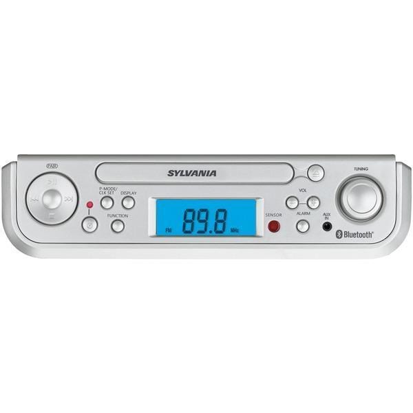 Clocks & Radios Under-Cabinet Bluetooth(R) CD Clock Radio Petra Industries