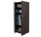 Closets Wardrobe Closet - 70.9" Espresso Melamine and Engineered Wood Wardrobe with 2 Doors HomeRoots