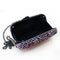 Clutch Purse LO2374 Ruthenium White Metal Clutch with Top Grade Crystal