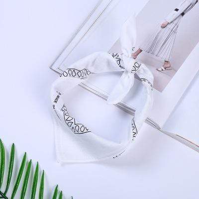 CN Fashion Cotton Bandana Headbands Square Scarf 55cm*55cm Black Red Paisley Printed Hairbands For Women/Men/Boys/Girls AExp