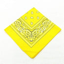 CN Fashion Cotton Bandana Headbands Square Scarf 55cm*55cm Black Red Paisley Printed Hairbands For Women/Men/Boys/Girls AExp