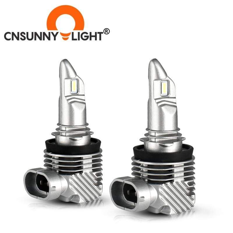 CNSUNNYLIGHT Newest 1:1 Size H11 H4 H7 Mini LED Car Headlight Bulbs Wireless 9005 9006 HB3 HB4 H8 6000K White Auto Fog Lights JadeMoghul Inc. 