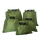 Coated silicone fabric pressure waterproof dry bag Storage Pouch Rafting Canoeing Boating dry bag 1.5/2.5/3.5/4.5/6 L-China-5pcs army green-JadeMoghul Inc.