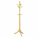 Coatracks and Umbrella Stands Prismo Transitional Style Coatrack, Yellow Benzara