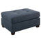 Cocktail Ottoman In Blue