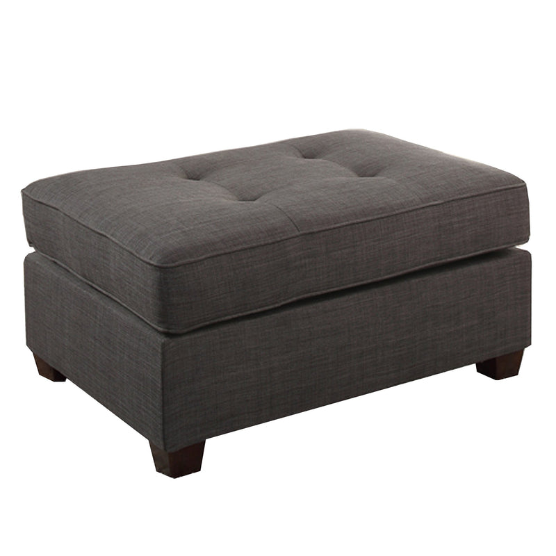 Cocktail Ottoman In Dark Gray
