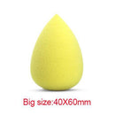 Cocute 1pc Makeup Foundation Sponge Makeup Cosmetic puff Flawless Powder Smooth Beauty Cosmetic make up sponge beauty tools-Large Yellow-JadeMoghul Inc.