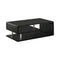 Coffee Tables Ninove Contemporary Style Coffee Table, Black Benzara