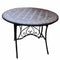 Coffee Tables Round Mosaic Table, Multicolor Benzara