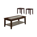 Townsend III Kivaha Coffee Table, Dark Cherry, Set Of 3