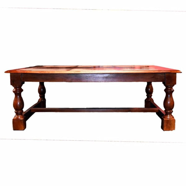 Traditional Style Wooden Coffee Table, Brown