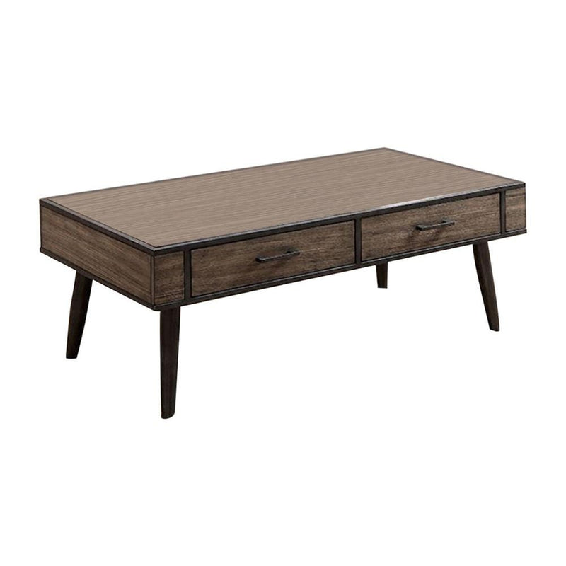 Coffee Tables Vilhelm II Mid-Century Modern Coffee Table In Gray Benzara