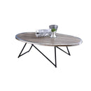 Coffee Tables Vintage Coffee Table, Weathered Gray Oak Benzara