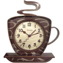 Coffee Time 3-Dimensional Wall Clock-Household Equipment & Accessories-JadeMoghul Inc.
