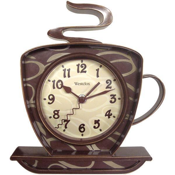 Coffee Time 3-Dimensional Wall Clock-Household Equipment & Accessories-JadeMoghul Inc.