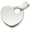 Men's Tungsten Rings COI Tungsten Carbide Heart Pendant