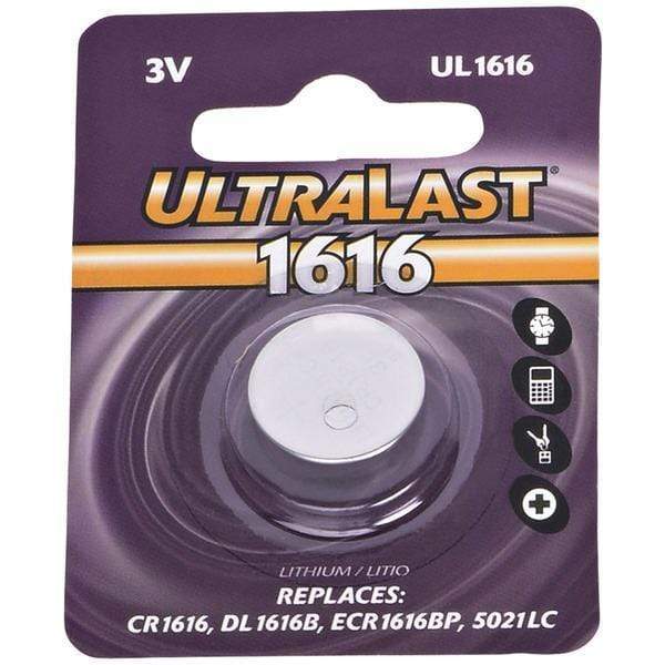 UL1616 CR1616 Lithium Coin Cell Battery