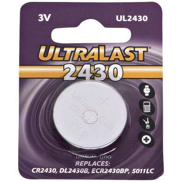 UL2430 CR2430 Lithium Coin Cell Battery