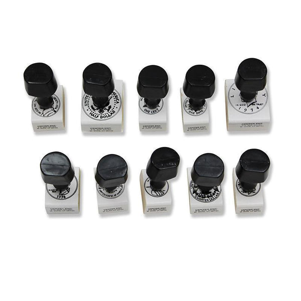 COINS HEADS & TAILS WITH HANDLES-Supplies-JadeMoghul Inc.